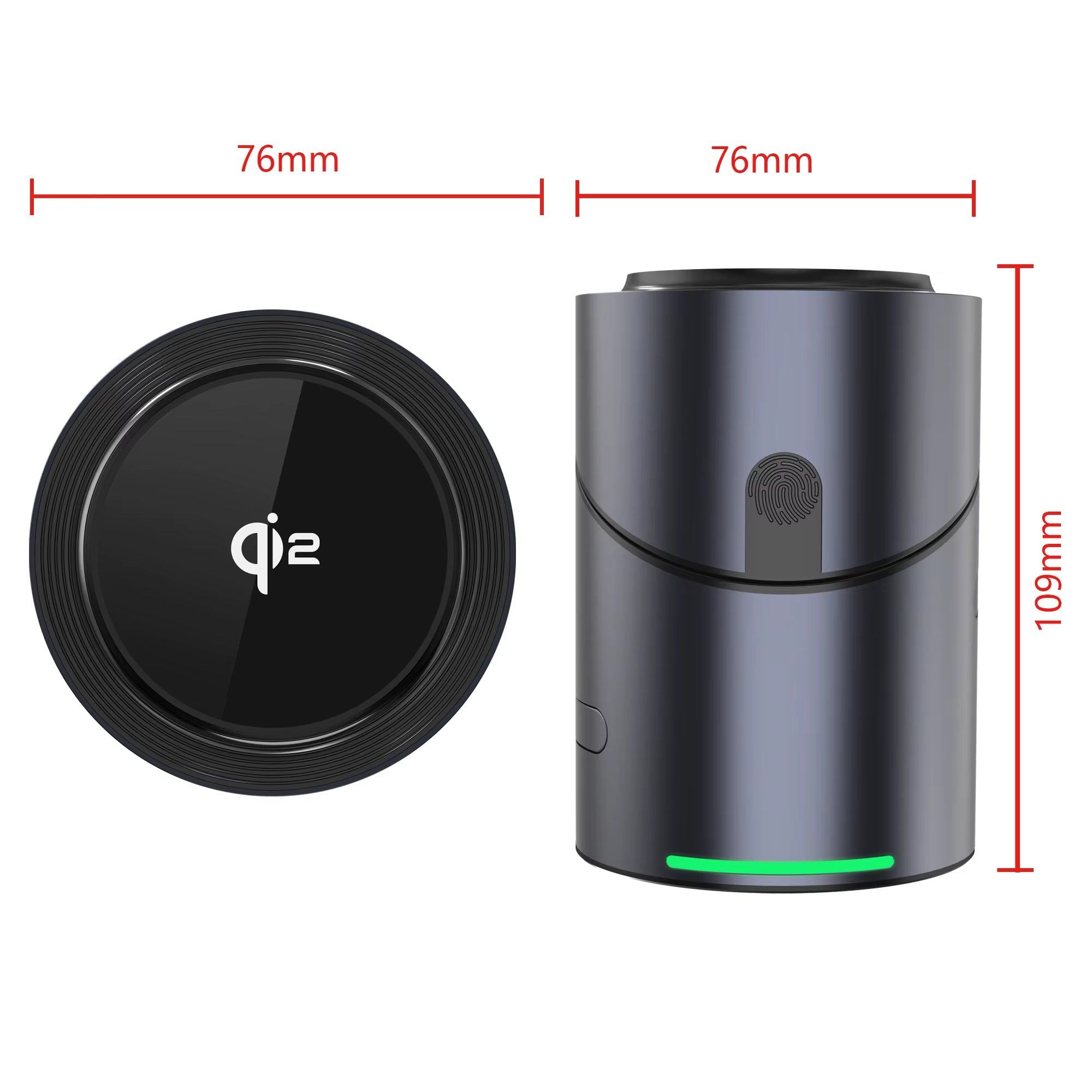 Qi2 Magnetic Wireless Charger Fast Charger 3-In-1 Intelligent Fast Charging 15W for Iphone 12/13/14/15/16/17, for Iwatch & Airpods
