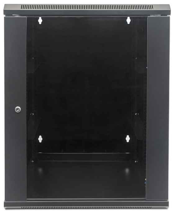 19" Double Section Wallmount Cabinet
12U, 550 mm (21.7 in.) Depth, Assembled, Black