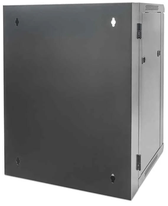 19" Double Section Wallmount Cabinet
12U, 550 mm (21.7 in.) Depth, Assembled, Black