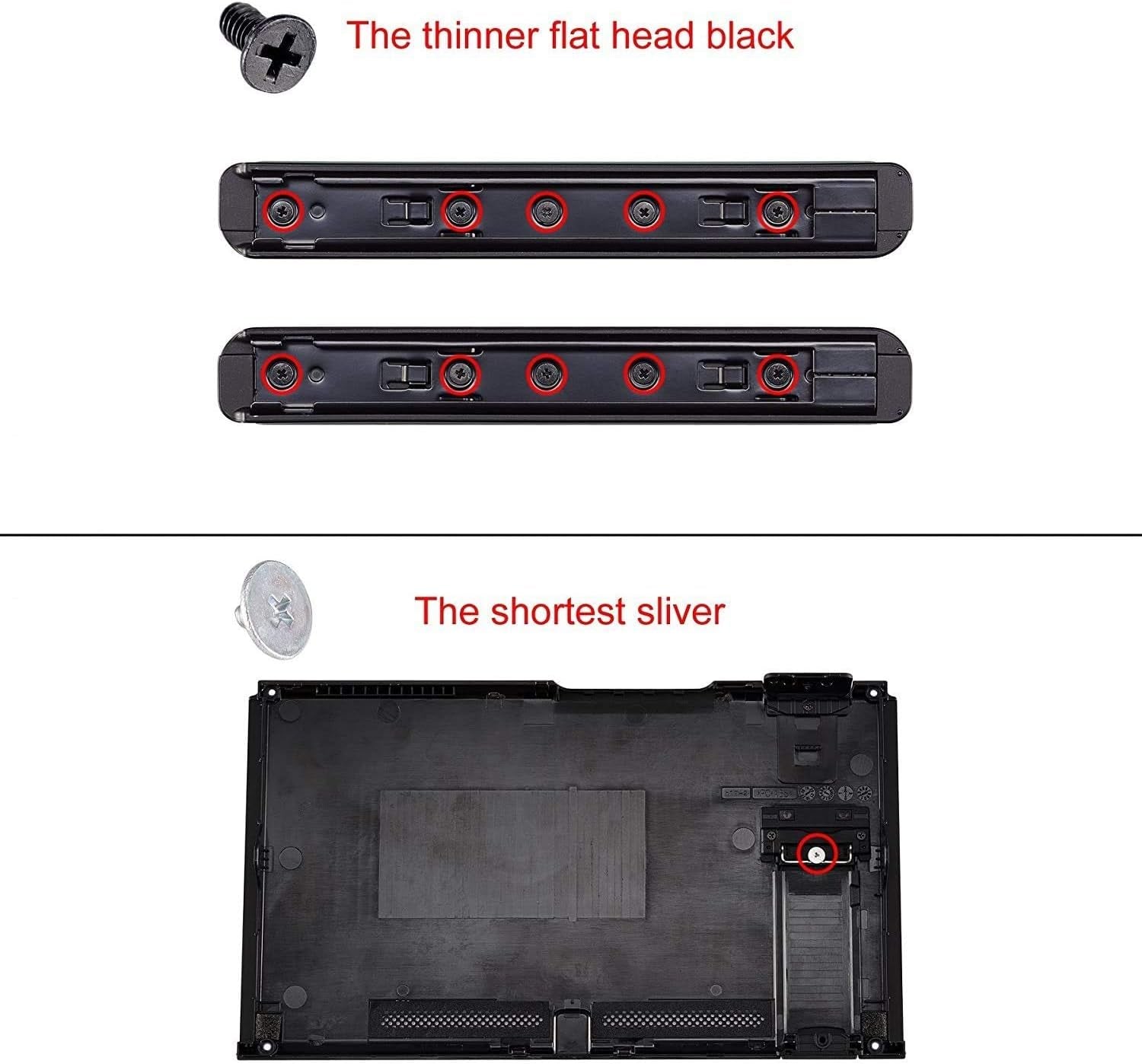 Cross Screwdriver Tri-Wing Screwdrivers Kit, Assemble Disassemble Tools Set with Springs and Tweezers Screws for NS Switch Console Joy Con