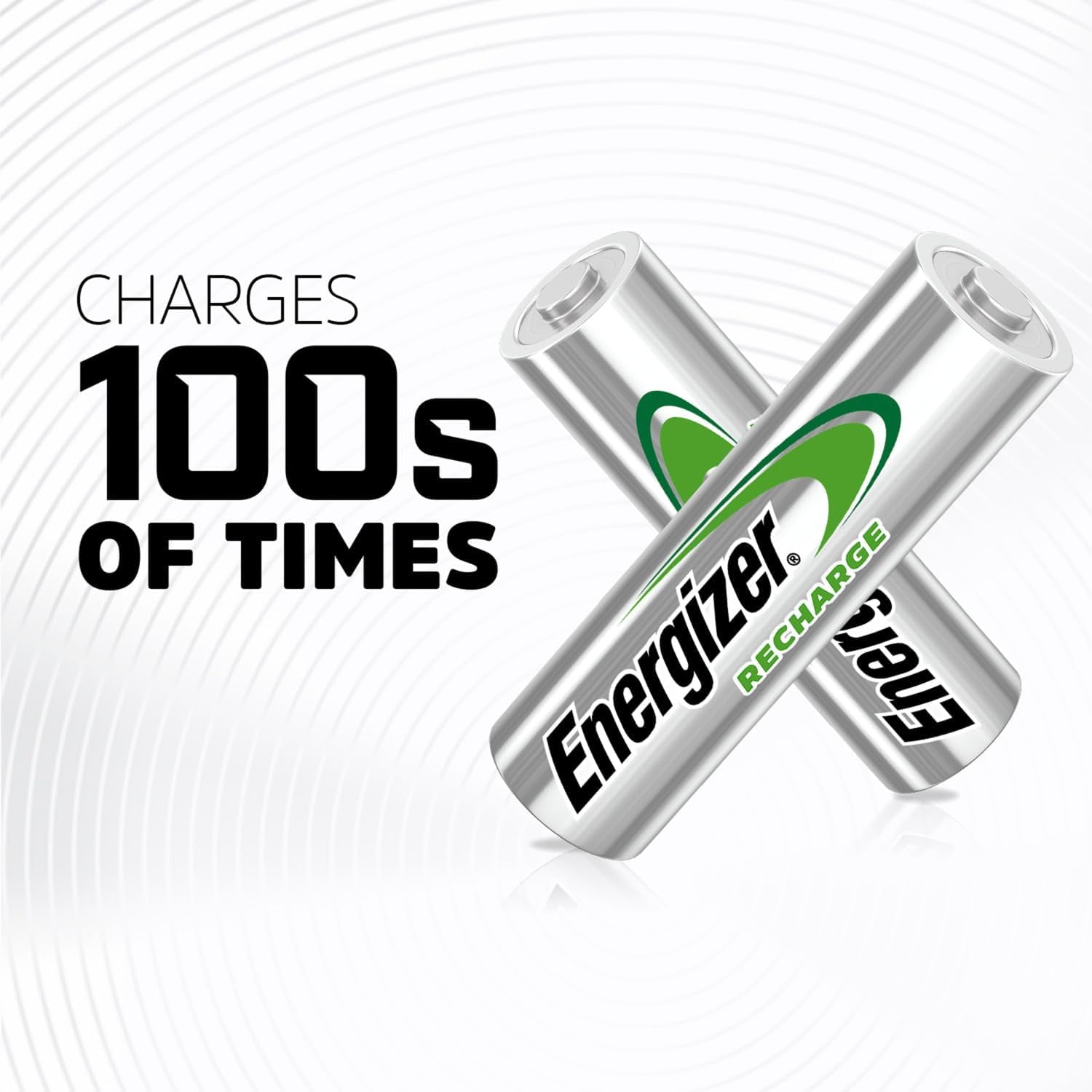 Recharge Universal Rechargeable AA Batteries (16 Pack), Double a Rechargeable Batteries