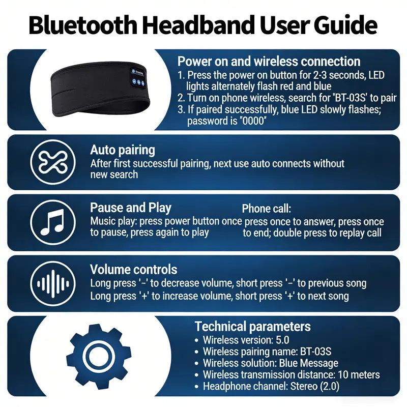 Bluetooth Headset Usb Rechargeable Knitted Warm Winter Hat for Music and Phone Sports, Outdoor, Holiday Gifts Audio