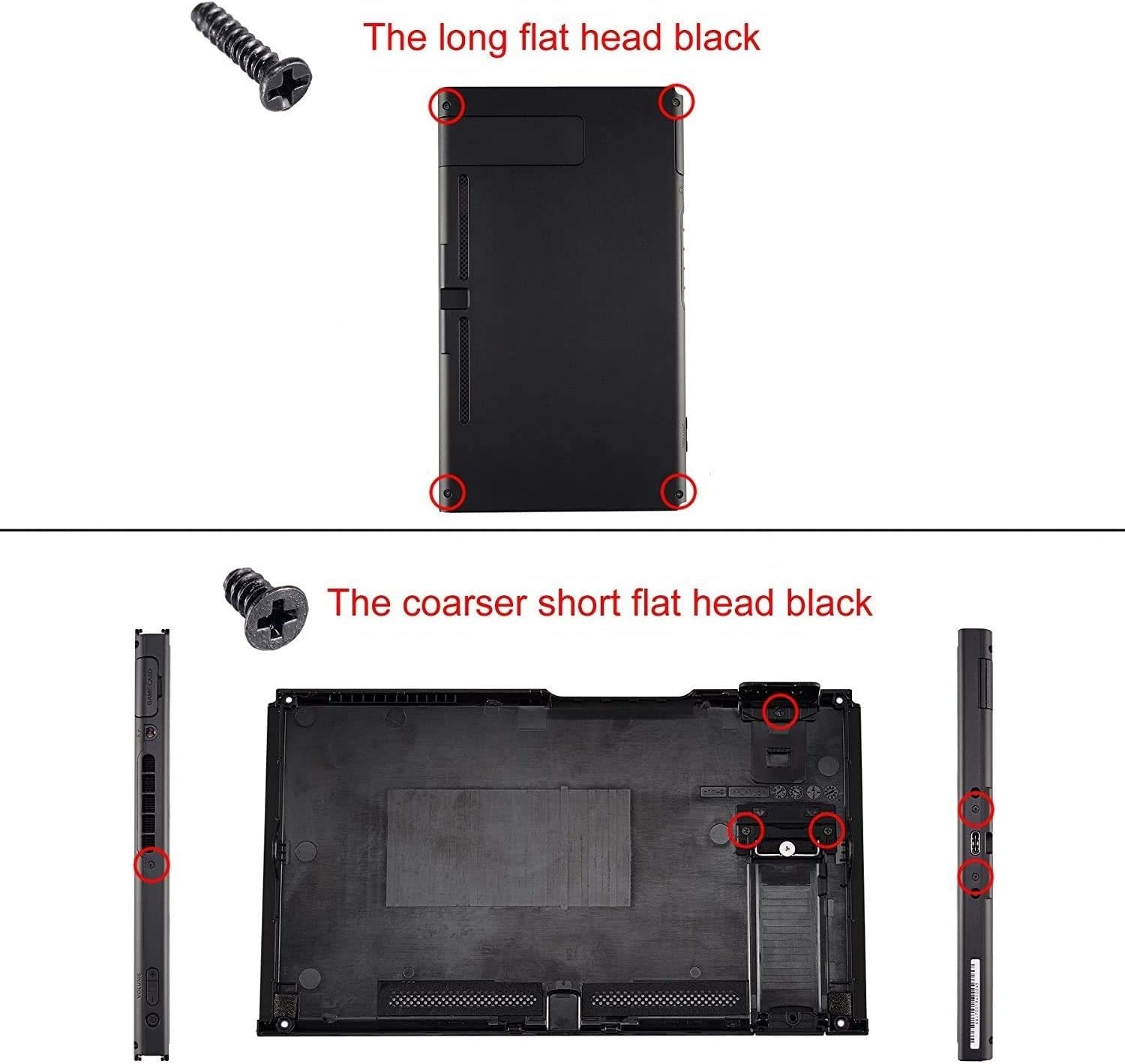 Cross Screwdriver Tri-Wing Screwdrivers Kit, Assemble Disassemble Tools Set with Springs and Tweezers Screws for NS Switch Console Joy Con