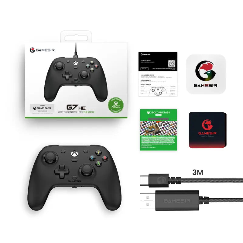 Gamesir G7 HE Wired Controller, Officially Licensed Controller with Hall Effect Sticks for XBOX Series X|S, XBOX One, Windows 10|11, PC
