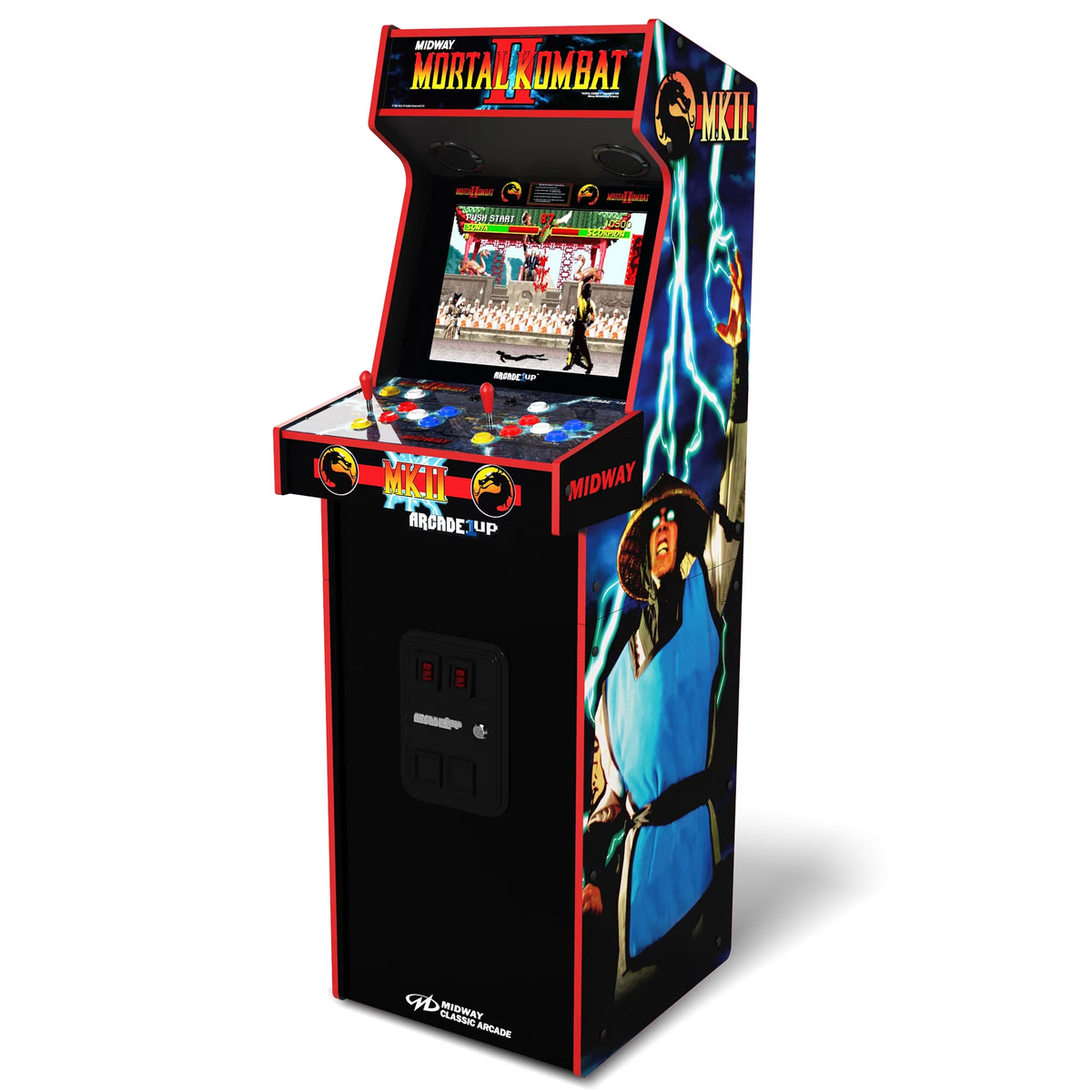 Mortal Kombat II Deluxe Arcade Machine Gaming Cabinet with 14 Games