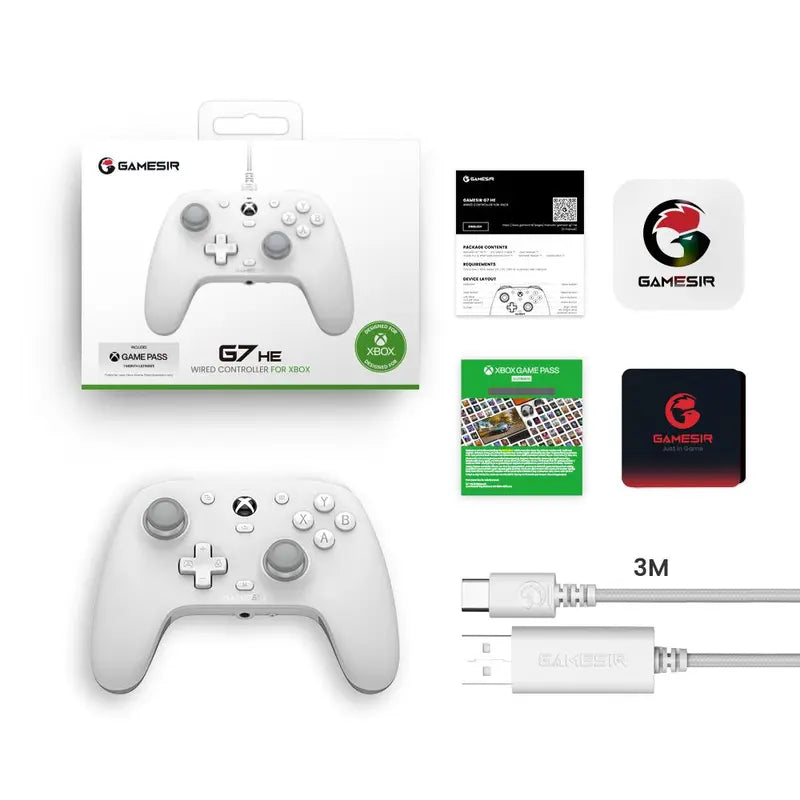 Gamesir G7 HE Wired Controller, Officially Licensed Controller with Hall Effect Sticks for XBOX Series X|S, XBOX One, Windows 10|11, PC