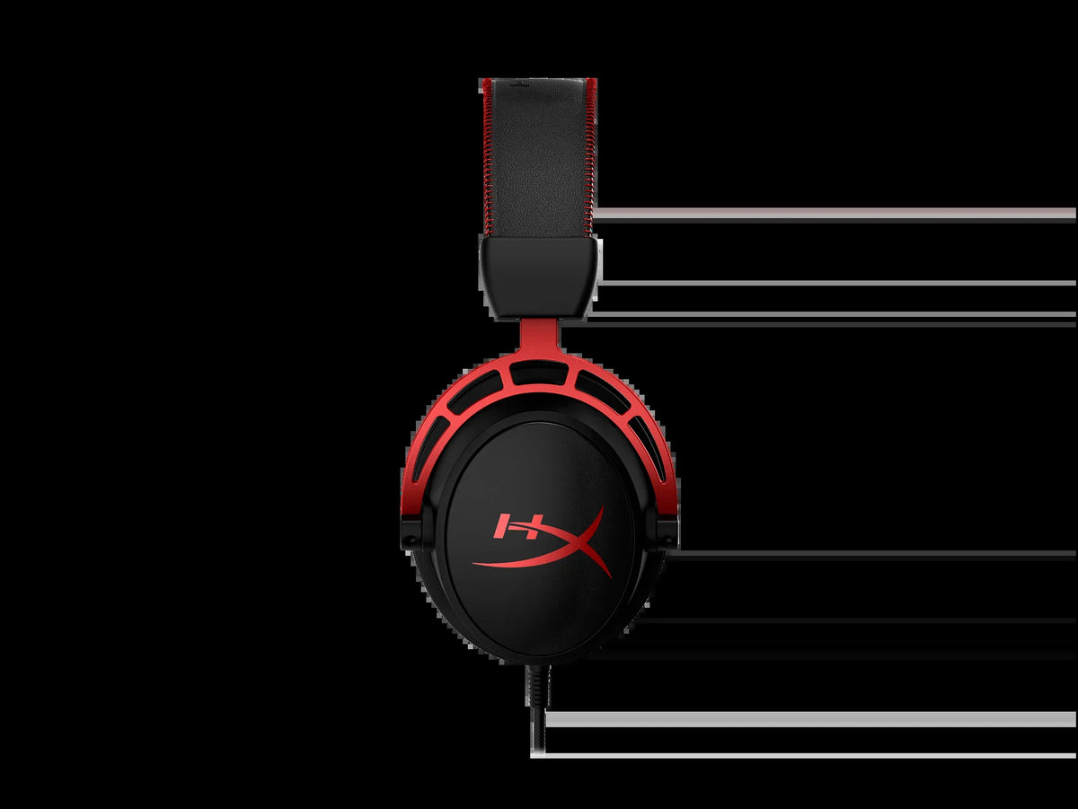 Cloud Alpha Wired Over-Ear Gaming Headset, Red