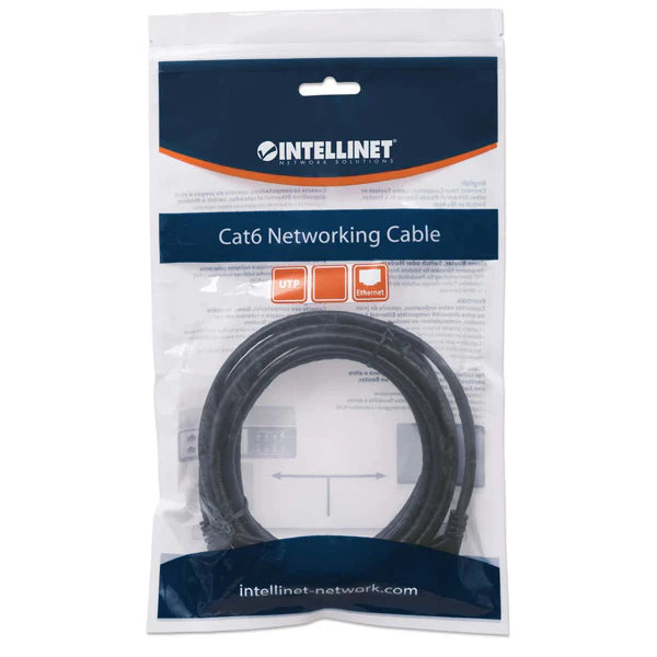 Cat6 U/UTP Network Patch Cable, 1 m (3 ft.), Black
10G, 250 MHz, 24 AWG, RJ45, Stranded, Snag-free, Gold-plated Contacts