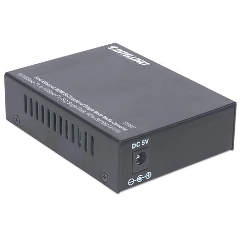 Fast Ethernet WDM Bi-Directional Single Mode Media Converter
10/100Base-TX to 100Base-FX (SC) Single-Mode, 20 km (12.4 mi.), WDM (RX1550/TX1310)