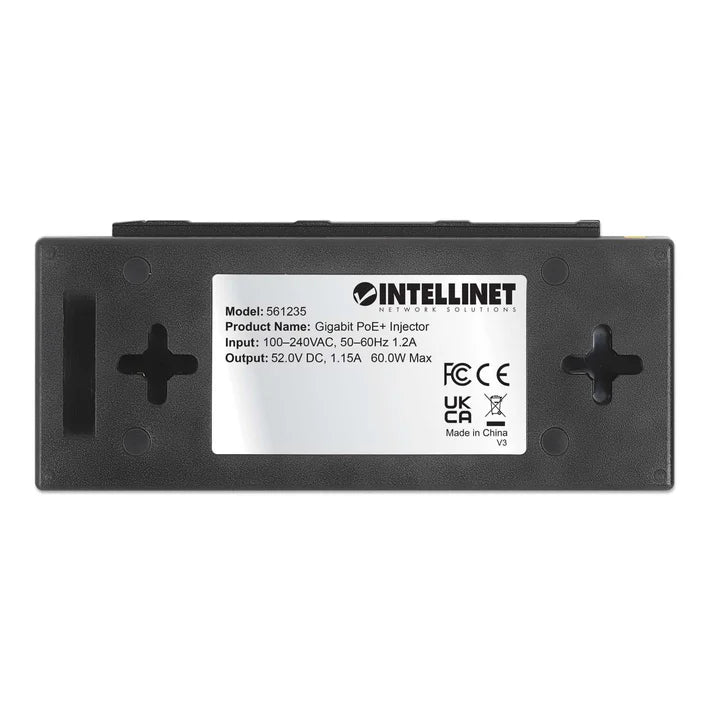 Gigabit Ultra PoE Injector
One 60 W Port, IEEE 802.3at/af Compliant, Plastic Housing, Wall-mount Option