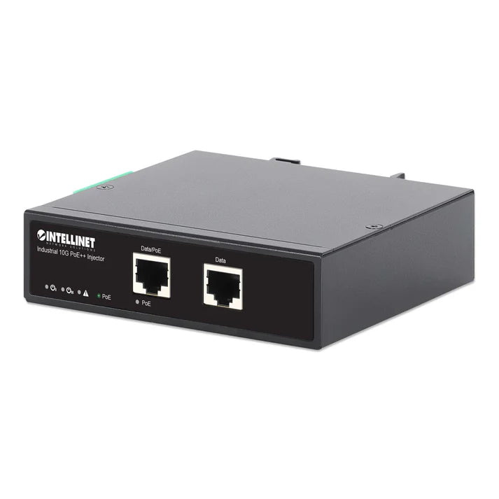 Industrial 10G PoE++ Injector
One 120 W Port, IEEE 802.3bt (4PPoE) Compliant, IP50-Rated Metal Housing, DIN-Rail Mount and Wall-Mount Option
SKU: 509619 IPII-120-10G