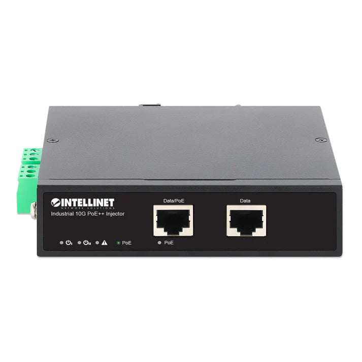 Industrial 10G PoE++ Injector
One 120 W Port, IEEE 802.3bt (4PPoE) Compliant, IP50-Rated Metal Housing, DIN-Rail Mount and Wall-Mount Option
SKU: 509619 IPII-120-10G