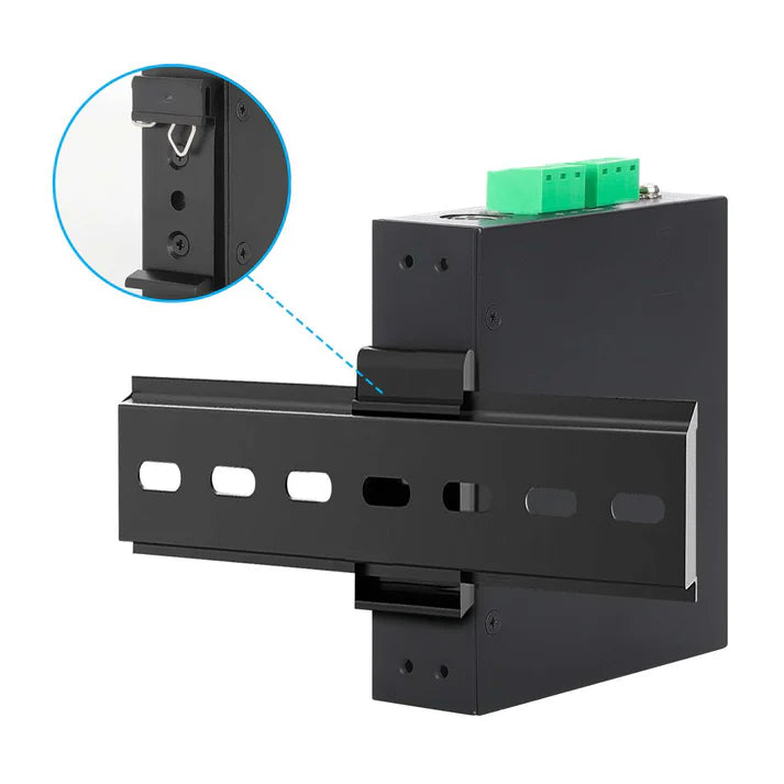 Industrial 10G PoE++ Injector
One 120 W Port, IEEE 802.3bt (4PPoE) Compliant, IP50-Rated Metal Housing, DIN-Rail Mount and Wall-Mount Option
SKU: 509619 IPII-120-10G