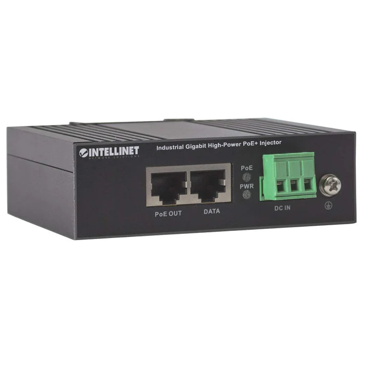 Industrial Gigabit High-Power PoE+ Injector1 x 30 W Port, IEEE 802.3at/af