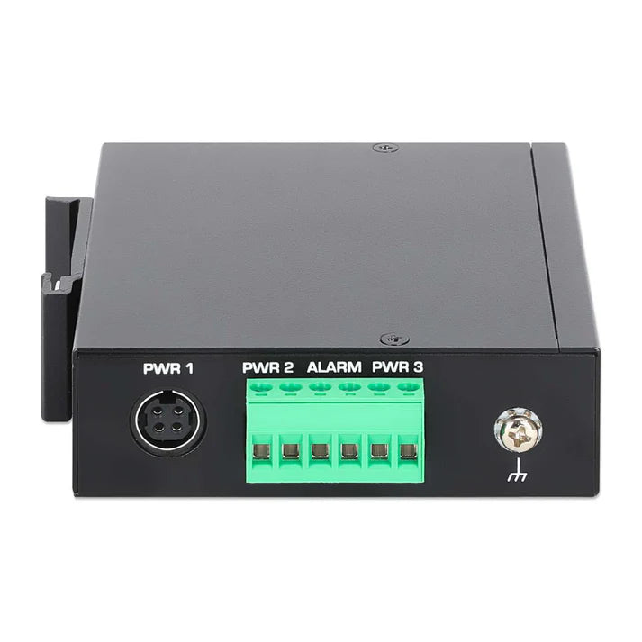 Industrial Gigabit Media Converter and PoE++ Injector
10/100/1000Base-TX to SFP Slot, PoE Injector Function, 95 W, IEEE 802.3bt (4PPoE) Compliant, IP50-rated Metal Housing, DIN-Rail Mount and Wall-Mount Option