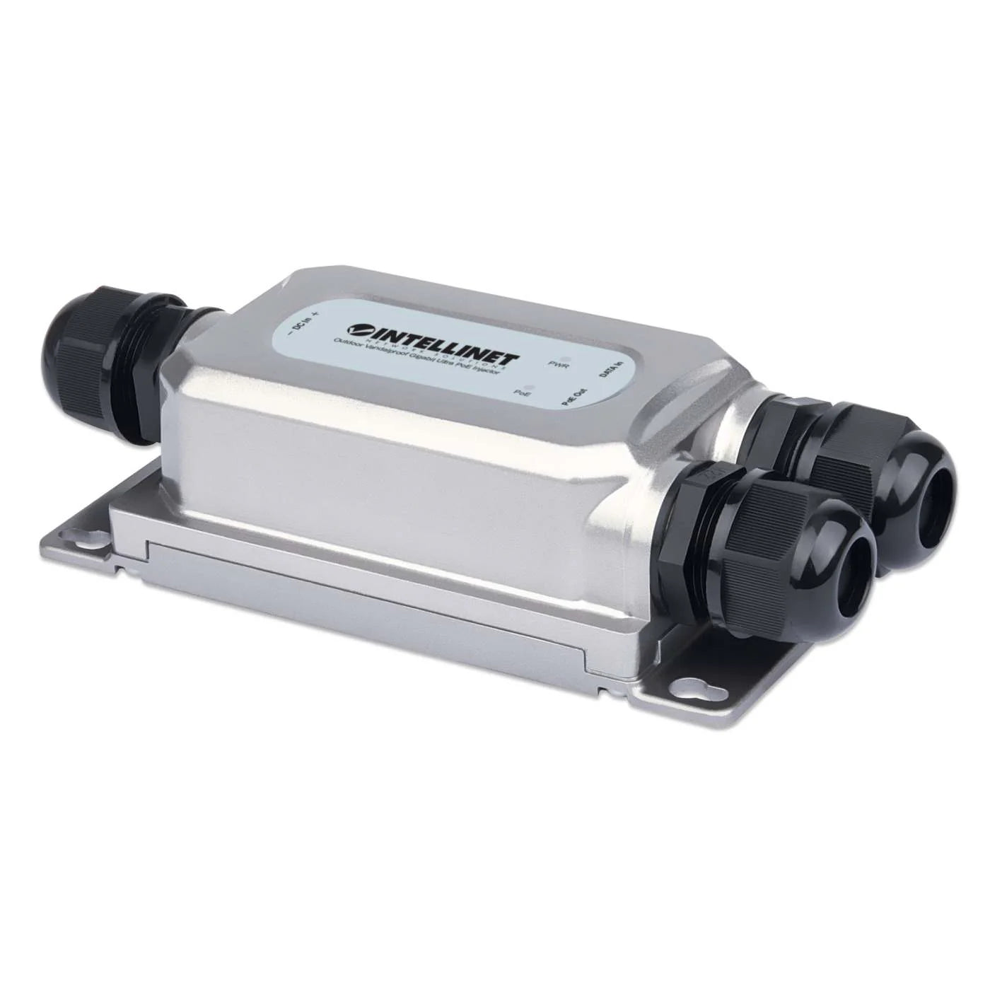 Outdoor Vandalproof Gigabit PoE++ Injector
One 60 W Port, IEEE 802.3bt (4PPoE) Compliant, IP67 Waterproof, IK10 Vandalproof, Metal Housing