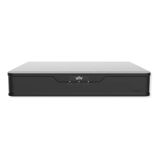 UNV 12MP 4 Channel Network Video Recorder with AI Facial Recognition, 4 PoE, 1 HDD