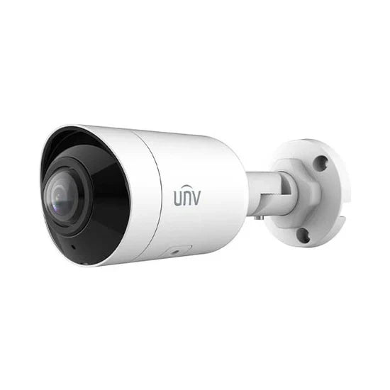 UNV 4K UltraHD Wide Angle Weatherproof Bullet IP Security Camera with a 1.68mm Fixed Lens