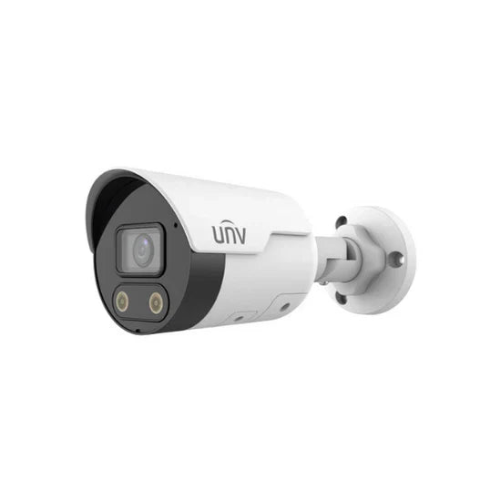 UNV 4MP Tri-Guard HD NDAA Compliant Bullet Network Camera with a Fixed 2.8mm Lens