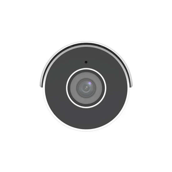 UNV 4MP Easystar Weatherproof Bullet IP Security Camera with a 2.8mm Fixed Lens and a Built-In Mic