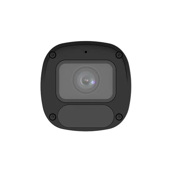 UNV 4MP Bullet Prime I NDAA Compliant IP Security Camera with a 2.8-12mm Motorized Varifocal Lens and Built-In-Mic