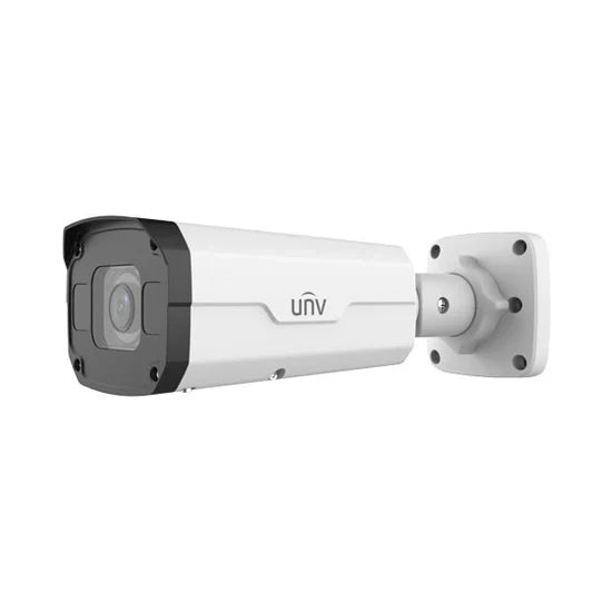 UNV 4K UltraHD (8MP) Prime I NDAA Compliant Weatherproof Bullet IP Security Camera with a 2.8-12mm Motorized Varifocal Lens and LightHunter Illumination Technology