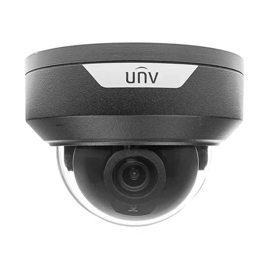 UNV 4MP Easystar NDAA-Compliant Weatherproof Vandal-Resistant Dome IP Security Camera with a 2.8mm Fixed Lens