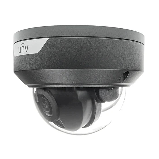 UNV 4MP Easystar NDAA-Compliant Weatherproof Vandal-Resistant Dome IP Security Camera with a 2.8mm Fixed Lens