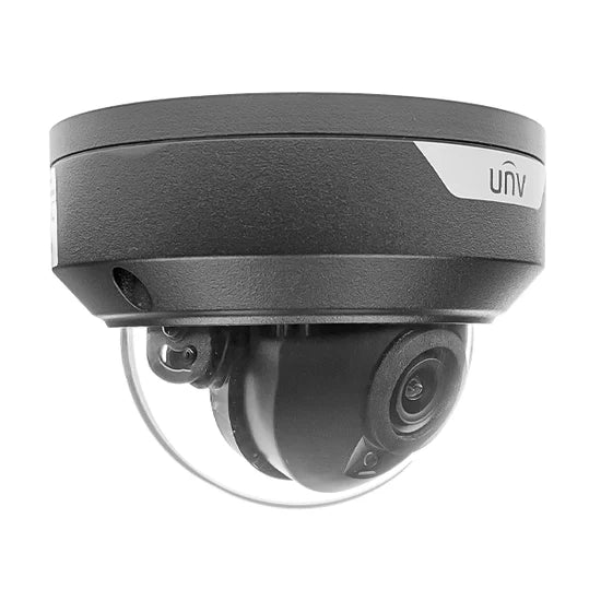 UNV 4MP Easystar NDAA-Compliant Weatherproof Vandal-Resistant Dome IP Security Camera with a 2.8mm Fixed Lens