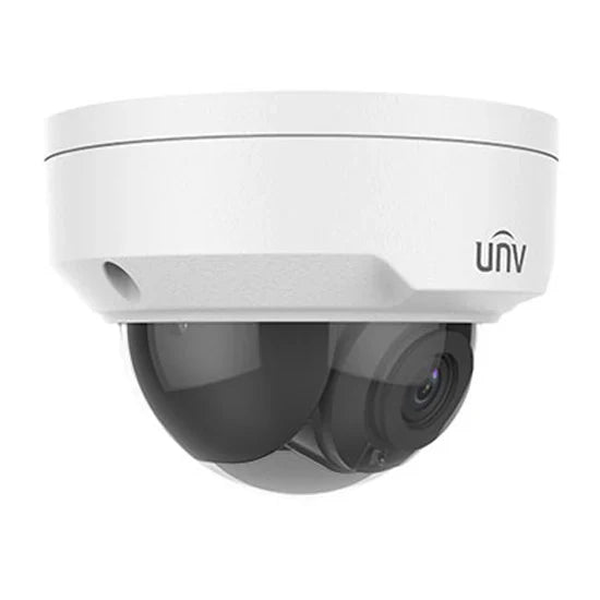 UNV 5MP LightHunter Vandal-Resistant Dome Prime I NDAA Compliant IP Security Camera with a 2.8mm Fixed Lens