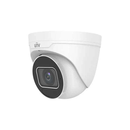 UNV 4K UltraHD (8MP) Prime I NDAA Compliant Weatherproof Turret IP Security Camera with a 2.8-12mm Motorized Lens and LightHunter Illumination Technology