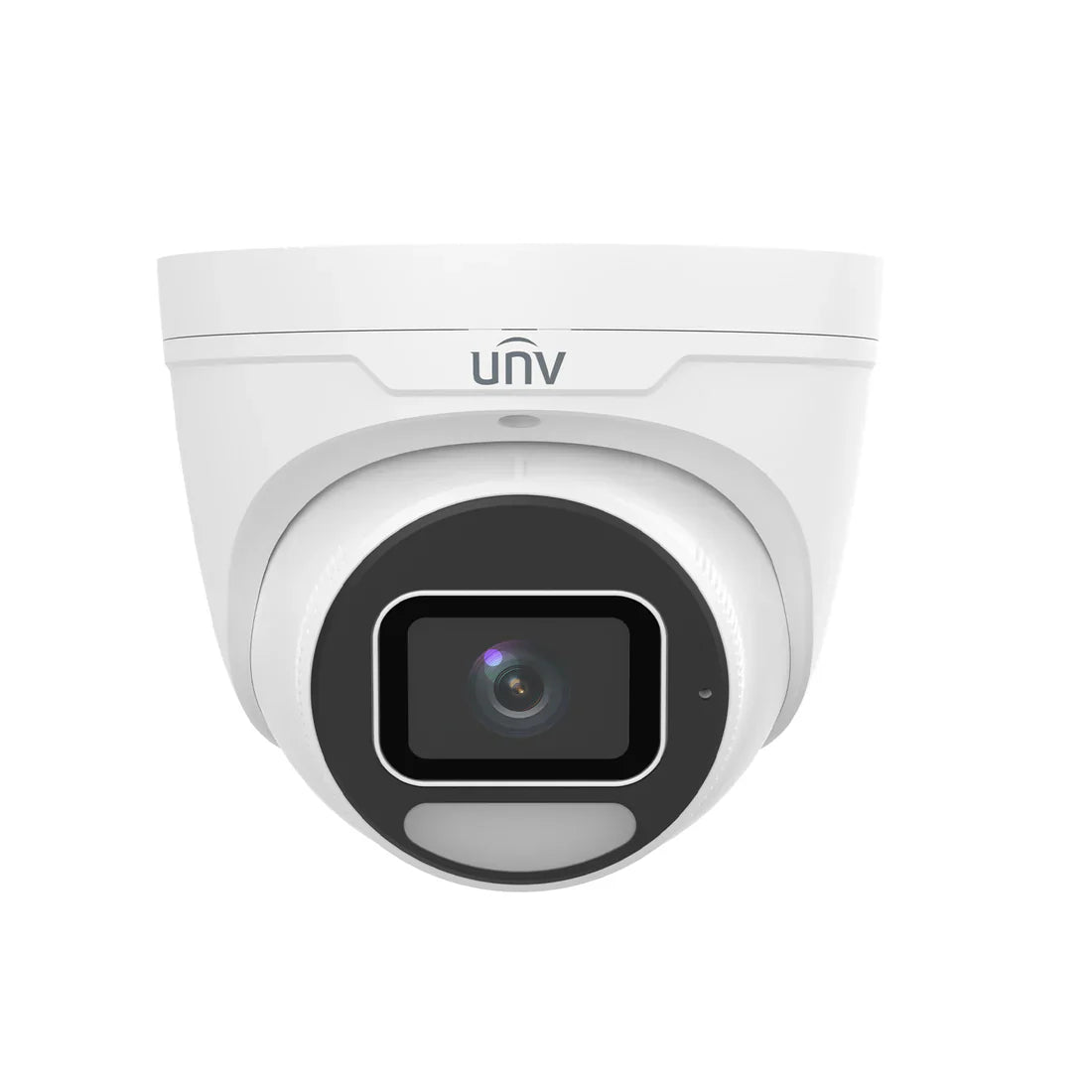 UNV OwlView Plus 4K Wise-ISP 24/7 Full Color Turret IP Security Camera with a 2.8mm Fixed Lens, Advanced AI Features & Built-in Mic