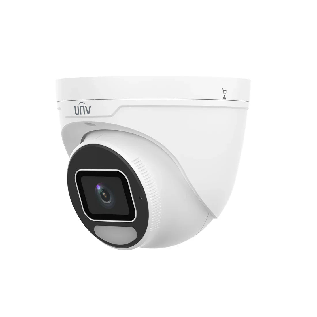 UNV OwlView Plus 4K Wise-ISP 24/7 Full Color Turret IP Security Camera with a 2.8mm Fixed Lens, Advanced AI Features & Built-in Mic