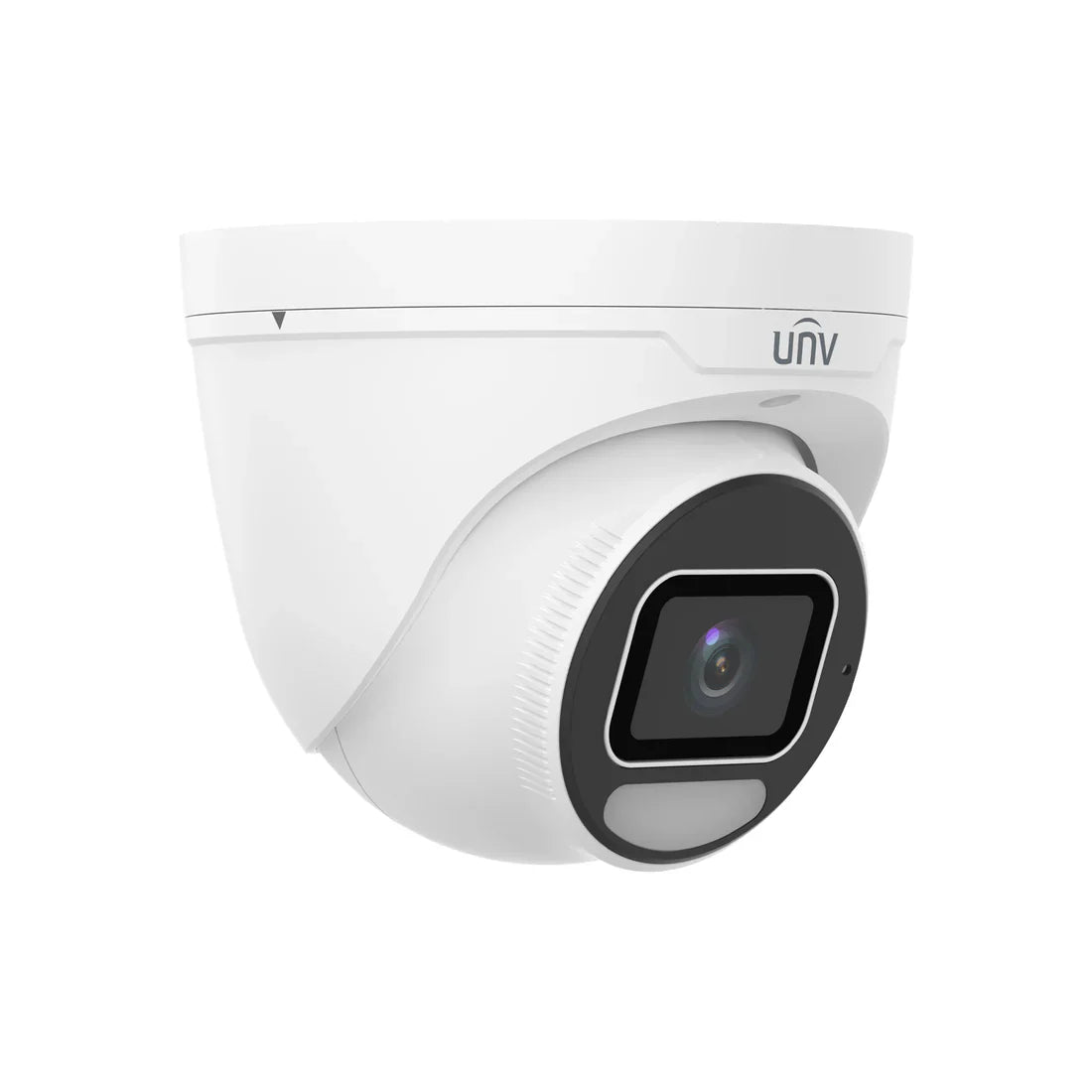UNV OwlView Plus 4K Wise-ISP 24/7 Full Color Turret IP Security Camera with a 2.8mm Fixed Lens, Advanced AI Features & Built-in Mic
