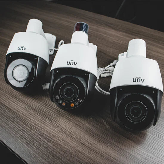 UNV 2MP NDAA-Compliant LightHunter IR Mini PTZ Dome IP Security Camera