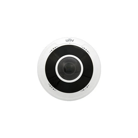 UNV 5MP NDAA-Compliant IP Fisheye Security Camera with 360° Field of View and a 1.4mm Fixed Lens