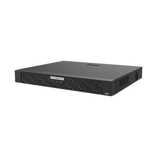 UNV 16-Channel 16MP UltraHD NDAA Compliant PoE NVR with 2 SATA HDD Bays