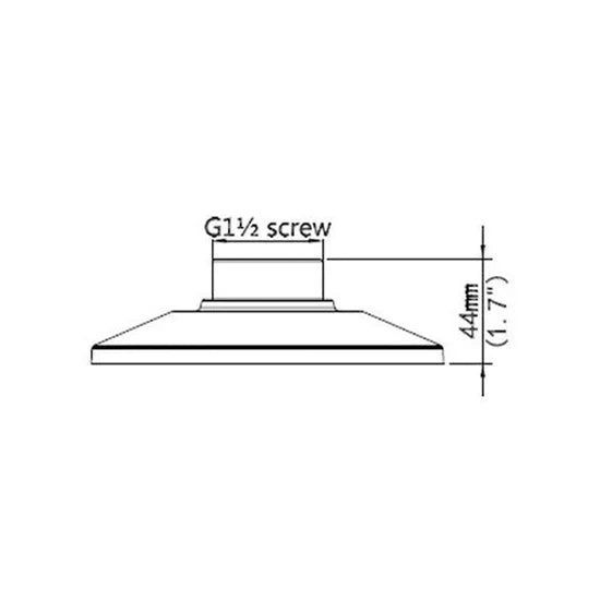 Fisheye Dome Plate Mount for IP Security Camera