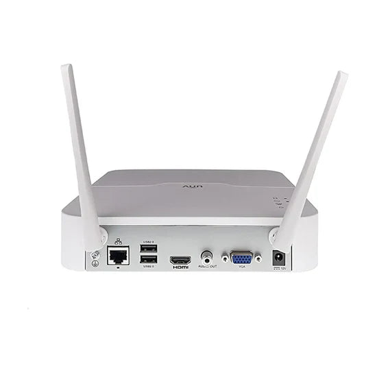 UNV 4-Channel WiFi Kit including 4-Channel NVR with Embedded Wi-Fi Module & 4 2MP Vandle Domes