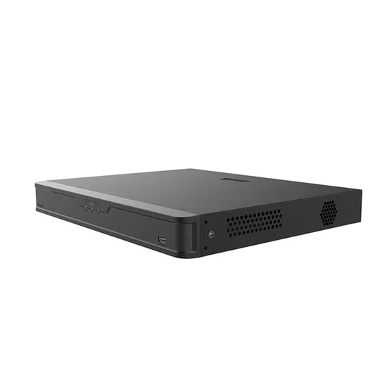 UNV 4K UltraHD NDAA-Compliant 16-Channel Hybrid Digital Video Recorder with support for TVI, AHD, CVI, CVBS, and 16 Additional IP Inputs