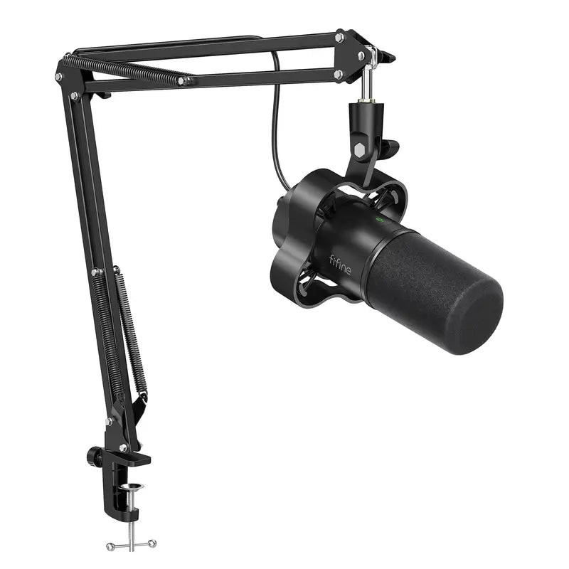 Fifine K688 Neo Wired USB/XLR Dynamic Pro Podcast Microphone - Adjustable Content Creator Tool with Mute Tap, Monitor, Volume Control, 5±0.25 V, USB-C Mic End for Easy Plug-In Setup, for Streaming, PC, Smartphone, Mixer, Boom Arm
