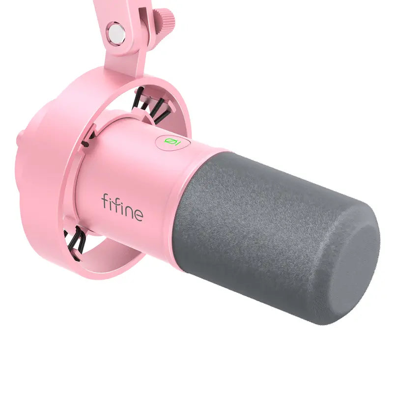 Fifine K688 Neo Wired USB/XLR Dynamic Pro Podcast Microphone - Adjustable Content Creator Tool with Mute Tap, Monitor, Volume Control, 5±0.25 V, USB-C Mic End for Easy Plug-In Setup, for Streaming, PC, Smartphone, Mixer, Boom Arm
