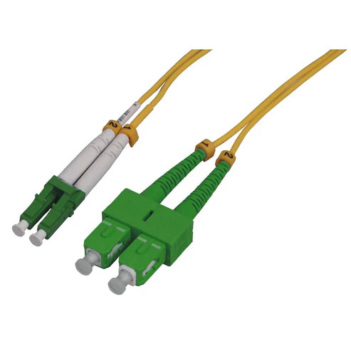 1 m LC to SC APC Fiber Optic Patch Cable, 2.0 mm, Duplex, OFNR, Singlemode BIF, Yellow
9/125 µm, Bend Insensitive Fiber Cable G.657.A1, 3.3 ft