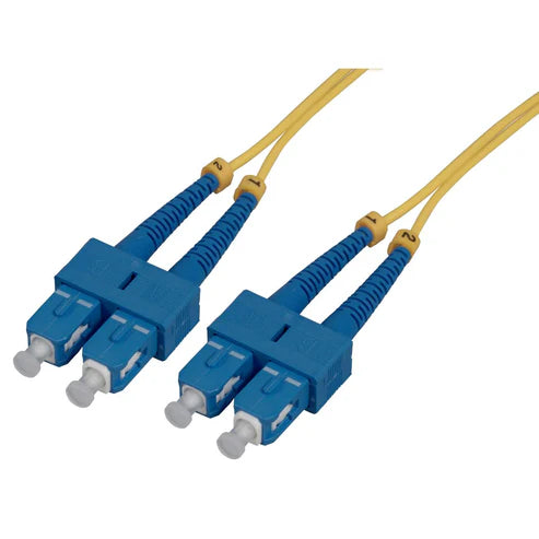 1 m SC to SC UPC Fiber Optic Patch Cable, 2.0 mm, Duplex, OFNR, Singlemode BIF, Yellow
9/125 µm, Bend Insensitive Fiber Cable G.657.A1, 3.3 ft