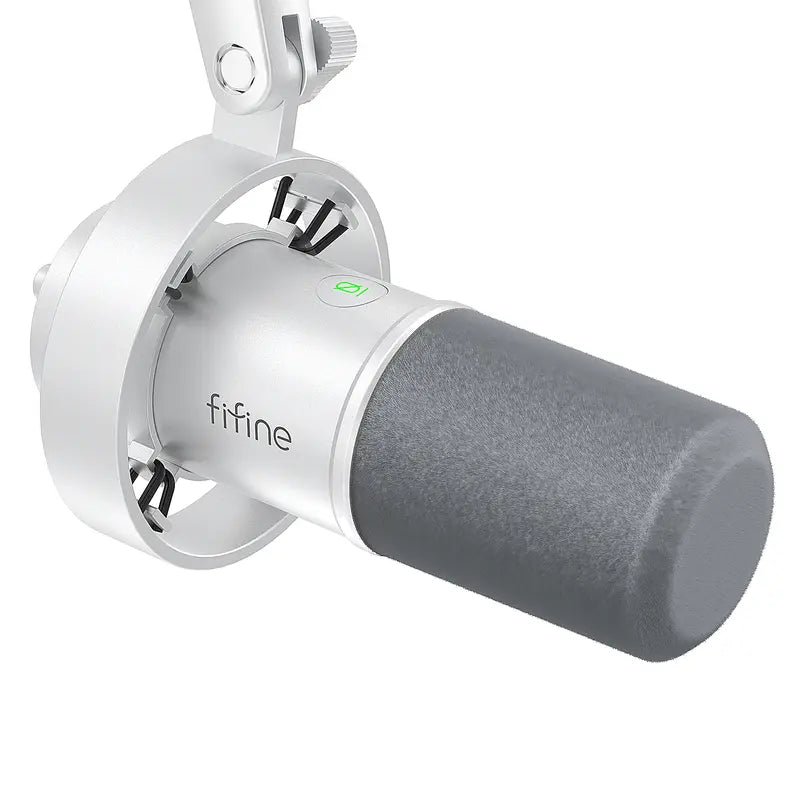 Fifine K688 Neo Wired USB/XLR Dynamic Pro Podcast Microphone - Adjustable Content Creator Tool with Mute Tap, Monitor, Volume Control, 5±0.25 V, USB-C Mic End for Easy Plug-In Setup, for Streaming, PC, Smartphone, Mixer, Boom Arm