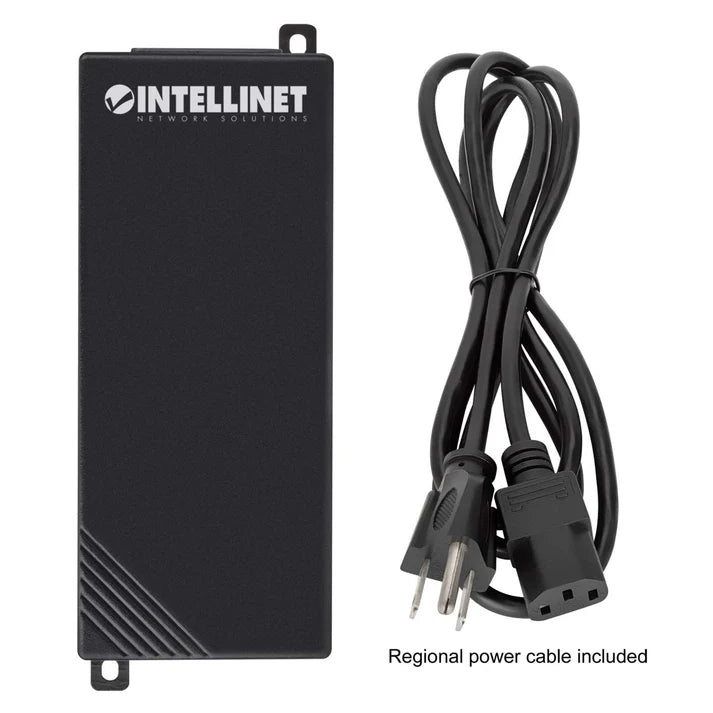 2.5G PoE++ Injector
One 60 W Port, IEEE 802.3bt (4PPoE) Compliant, 10/100/1000/2500 Mbps, Plastic Housing, Wall-mount Option