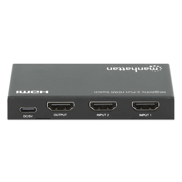 8K@60Hz 2-Port HDMI SwitchSwitches Between Two HDMI Inputs on One HDMI Output (2x1), 4K@120Hz, 48G