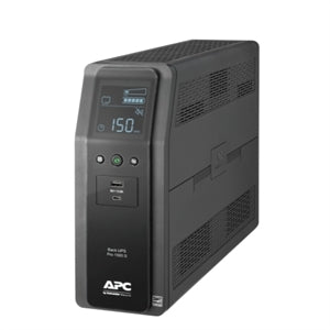 APC Back-UPS Pro, 1500VA/900W, Tower, 120V, 10x NEMA 5-15R outlets, AVR, USB Type A + C ports, LCD, User Replaceable Battery