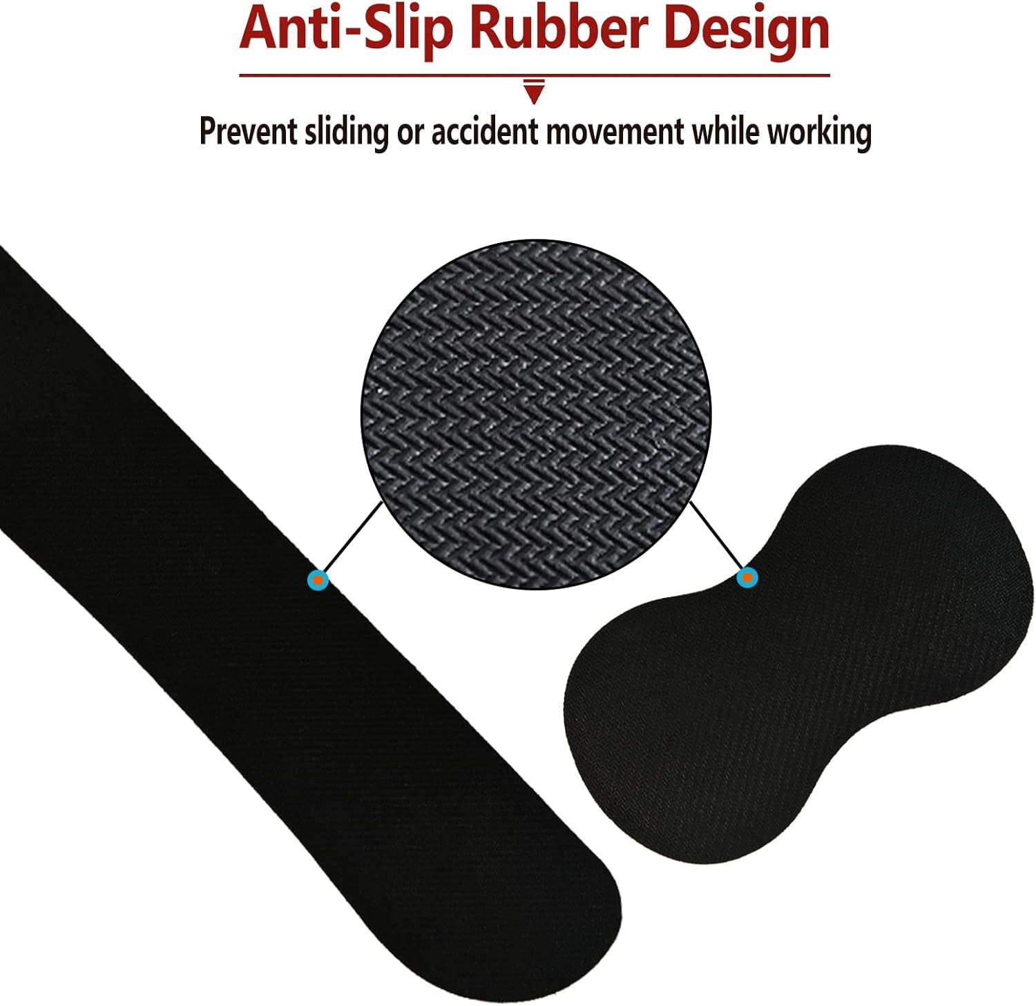 Keyboard Wrist Rest and Mouse Pad with Wrist Support Set Ergonomic Coaster, Memory Foam Mousepad Non-Slip Rubber Base Durable Comfortable for Easy Typing Pain Relief, Red Painting