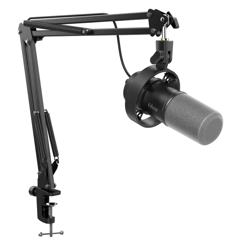 Fifine K688 Neo Wired USB/XLR Dynamic Pro Podcast Microphone - Adjustable Content Creator Tool with Mute Tap, Monitor, Volume Control, 5±0.25 V, USB-C Mic End for Easy Plug-In Setup, for Streaming, PC, Smartphone, Mixer, Boom Arm